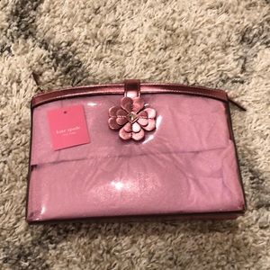 Kate Spade double compartment cosmetic case